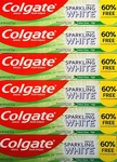 Colgate Sparkling White Mint Zing Gel Toothpaste 4 Oz Pack Of 6 Whitening Agent. Fixed Price $35.11.