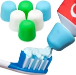 Self Closing Toothpaste Caps 6-pack By Tilcare - No Waste White, Green & Blue. Fixed Price $16.19.
