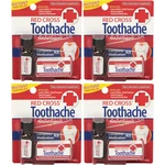 4 Pack Red Cross Toothache Complete Medication Kit 0.12oz Each. Fixed Price $22.35.