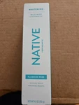 Native 4.1oz. Whitening Wild Mint & Peppermint Oil Fluoride Free Toothpaste. Fixed Price $12.00.