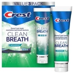 Crest Plus Clean Breath Spearmint Toothpaste, 4.6 Oz., 3 Pk.. Fixed Price $46.14.