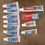 Lot Of 11 Mixed Crest Colgate Kids Travel Cavity Protection Toothpaste Bubble. Fixed Price $11.99.
