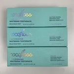 (3) Cocofloss Cocoshine Whitening Toothpaste Delicious Mint 3.4 Oz. Fixed Price $32.75.