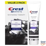 Crest 3d Whitening Therapy Charcoal Deep Clean Toothpaste - 4.6oz/2pk: Fluoride. Fixed Price $23.03.