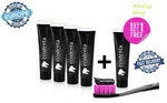 5 X Tubes Ecodenta Ecologic Charcoal Black Whitening Vegan Toothpaste Teavigo. Fixed Price $43.00.
