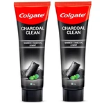 2no Colgate Charcoal Clean Black Gel Toothpaste -plaque Removal- 120gm-free Ship. Fixed Price $21.38.