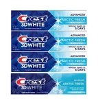 4 Crest 3d White Toothpaste 2.4 Oz Arctic Fresh Whitening Exp 09/2027 & 06/2028. Fixed Price $21.99.