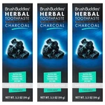 Brush Buddies Herbal Toothpaste 3.5oz Activated Charcoal Cool Mint 3 Pack. Fixed Price $12.49.