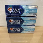 Crest 3d White Toothpaste Advanced Daily Whitening Arctic Fresh 3 Pack. Fixed Price $15.49.