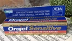 Orajel Sensitive Pain Relieving Toothpaste Adults Mint Gel 4 Oz Old Stock Read. Fixed Price $24.99.