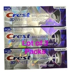 Crest 3d White Brilliance Purple Teeth Whitening Toothpaste, 4.6 Oz Each, 3 Pack. Fixed Price $19.62.