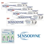 Sensodyne Toothpaste Whitening Repair & Protect 100g X 5 +3 Toothbrush. Fixed Price $59.56.
