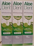 Aloe Dent Whitening Vera Toothpaste Fluoride Free 100ml 6 Tubes Bbe 11/2028. Fixed Price $63.48.
