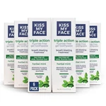 Kiss My Face Triple Action Toothpaste 4.5oz Pack Of 3 Whitening Plaque Tartar. Fixed Price $30.89.