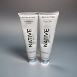 Native Toothpaste - Fluoride Free Charcoal 2 Pack. Fixed Price $16.69.