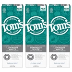 Tom's Of Maine Natural Luminous White Toothpaste With Fluoride, Clean Mint, 4.0. Fixed Price $47.32.