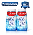 Colgate 2in1 Icy Blast Whitening Toothpaste Mouthwash 4.6oz 2 Pack. Fixed Price $16.83.