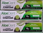 Aloe Dent Charcoal Toothpaste 3-pack Fluoride Free 100ml Exp 06/2028 Damaged Box. Fixed Price $18.97.