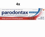 Parodontax Extra Fresh Fluoride Toothpaste 4 Pack (3.4 Oz Each). Fixed Price $29.85.