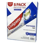 Colgate Total Whitening Toothpaste, 6 Ounce (pack Of 5). Fixed Price $31.22.