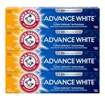 Arm & Hammer Advance White Toothpaste, Clean Mint Flavor, Stain Defense, 4 Pack. Fixed Price $18.98.