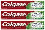 Colgate Sparkling White Baking Soda Toothpaste Pack Of 3 Mint 6 Ounce. Fixed Price $24.29.