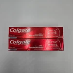 Colgate Optic White Toothpaste 2 Pk Stain Fighter 6 Oz Oral Clean Mint Bb 12/26. Fixed Price $11.95.
