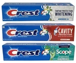Crest Complete Whitening Scope Fluoride Mint Toothpaste Dental Bundle 3-pack Big. Fixed Price $18.95.