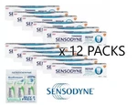 Sensodyne Toothpaste Repair & Protect 100g X 12 + Free 3x Toothbrush. Fixed Price $155.00.