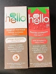 Hello Kids Natural Wild Strawberry & Orange Dreamsicle. Fixed Price $4.49.