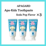 3 Pack Apagard Apa-kids Toothpaste Soda Pop Flavor 60g Fluoride-free Ramune. Fixed Price $37.00.