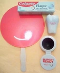 Colgate Plaque Pro-release Paste Fresh Mint 3.0 Oz Mirror Brush Stress Ball...... Fixed Price $20.79.