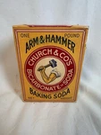 Vintage Arm & Hammer Church Co Baking Soda Box 1 Lb 1950s Advertising. Fixed Price $22.49.