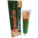 Dabur Miswak Herbal Toothpaste Arak Extract (free Toothbrush Included) : 150g. Fixed Price $14.98.