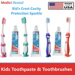 Dental Crest Sparkle Kids Toothpaste With Child Toothbrush Soft Bristle Dinosaur. Fixed Price $21.95.