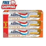 Aquafresh Extreme Clean Whitening Action Fluoride Toothpaste, Fresh Mint Flavor,. Fixed Price $11.60.