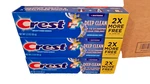 3 Count Crest Plus Complete Whitening Mint Deep Clean Toothpaste 2.3 Oz Each. Fixed Price $22.50.