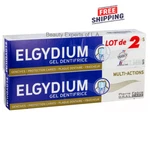 2 Pack Elgydium Multi-actions Toothpaste Gel 75ml Exp 07/2027. Fixed Price $34.99.