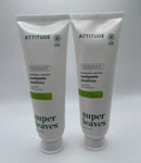 Super Leaves , Fresh Breath Toothpaste, Peppermint, 4.2 Oz (120 G) Pack 2. Fixed Price $13.99.