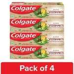 Colgate Toothpaste - Swarna Vedshakti Natural, 4x200 G Multipack. Fixed Price $34.37.