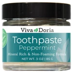 Viva Doria Fluoride Free Natural Toothpaste - Peppermint 3 Ounce (pack Of 1). Fixed Price $16.99.