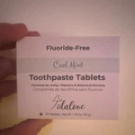 Tidalove Cool Mint Fluoride-free Toothpaste Tablets Nhap Vitamins 1.30 Oz. Fixed Price $15.99.