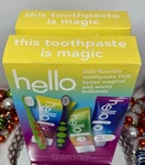 Hello Kids Toothpaste And Toothbrush Variety Pack Exp 01/26 3 Pk. Fixed Price $36.50.