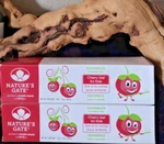 Natures Gate Fluoride Free Toothpaste Gel Cherry Kids 5 Oz 2 Lot. Fixed Price $11.99.