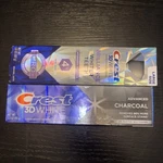 2 Pack Crest 3d White Brilliance Whiter Teeth Ultra Pro/charcoal Advanced. Fixed Price $11.00.