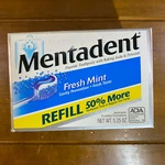Sealed Mentadent Flouride Toothpaste Fresh Mint With Baking Soda Peroxide Refill. Fixed Price $45.99.