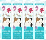 4 Brushbuddies Anticavity Fluoride Toothpaste Original Squishmallows Mint. Fixed Price $22.79.