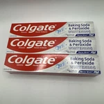 Qty 3 Tubes Colgate Baking Soda & Peroxide Whitening Toothpaste 2.5 Oz Free Ship. Fixed Price $10.00.