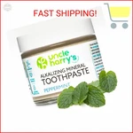 Uncle Harry's Peppermint Remineralizing Toothpaste Natural Whitening Tooth Pas. Fixed Price $23.84.