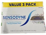 Sensodyne Extra Whitening Sensitive Toothpaste, 4 Oz, 3 Pack, For Adults 1/28. Fixed Price $12.00.